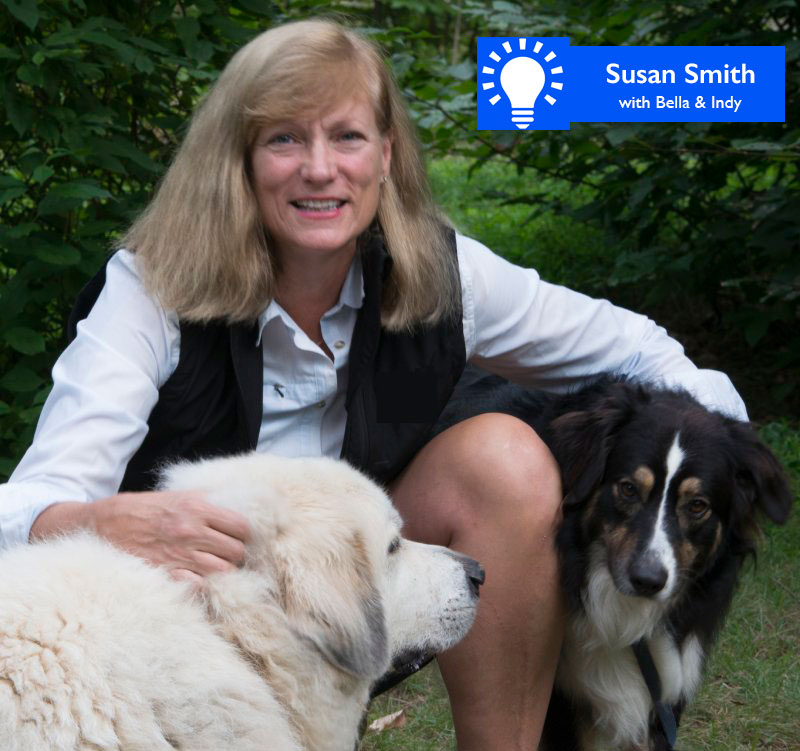 Susan Smith with dogs